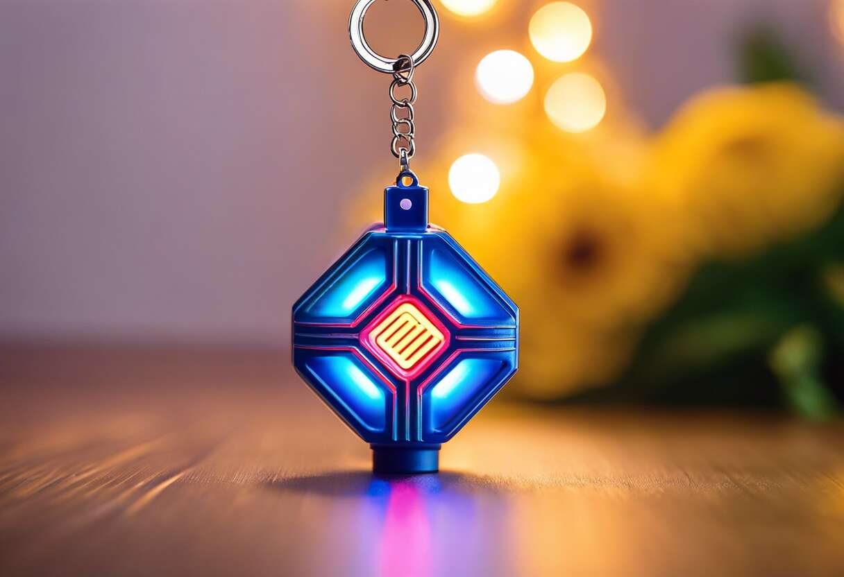 Porte-clés mini lightstick EXO : accessoire incontournable pour fans