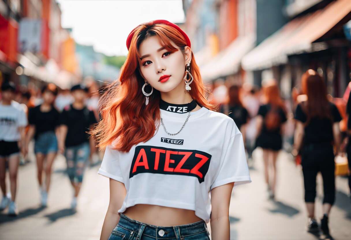 T-shirt ATEEZ : pour les filles qui adorent ATEEZ