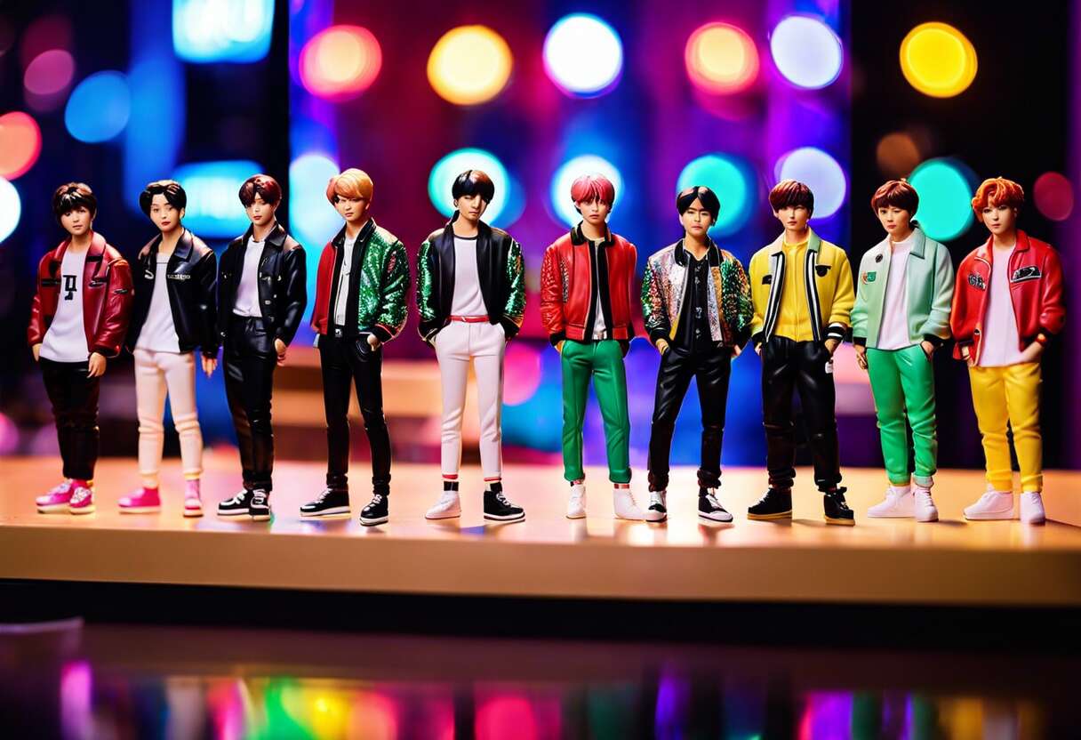 Plongée dans l'univers des figurines bts