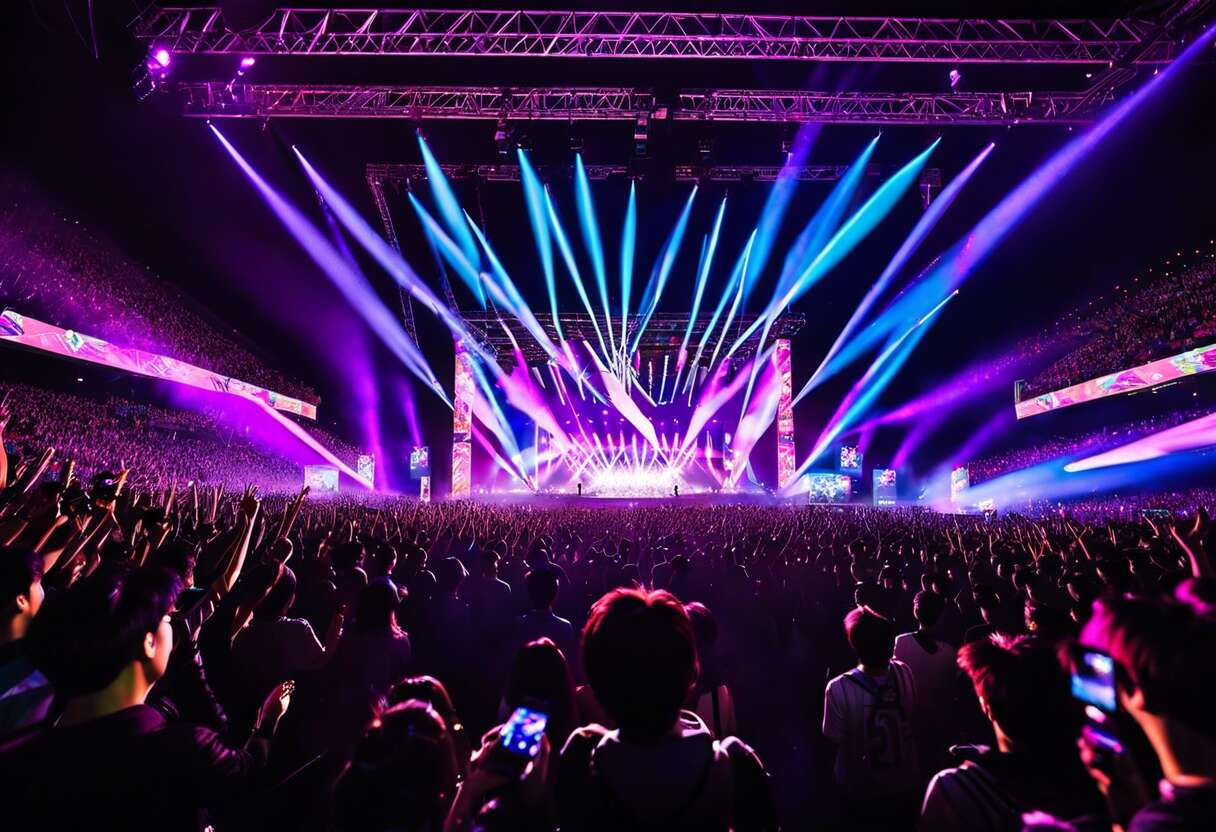 Des bâtons lumineux à la pointe de la technologie : le lien entre l'artiste et le fan