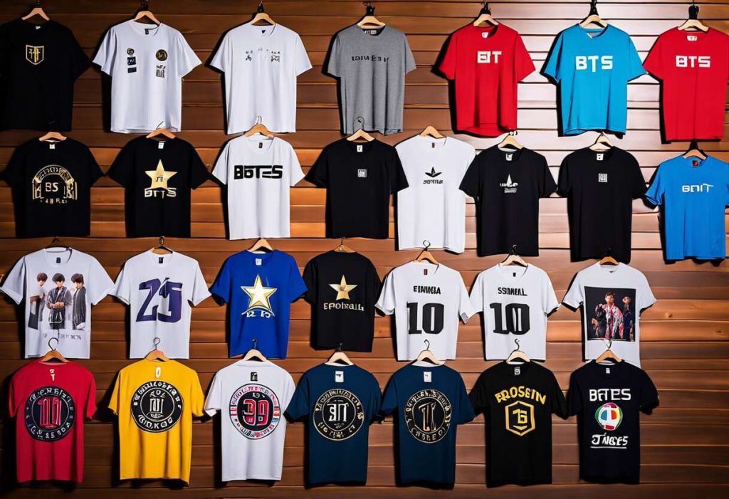T-shirts BTS : mode et Merchandising Officiel pour les Fans