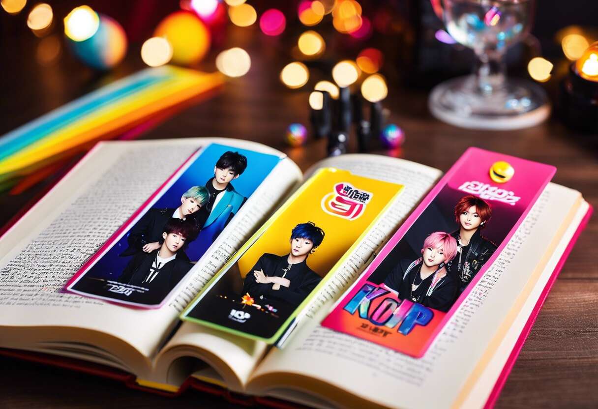 Marque-pages et signets K-pop : gardez le rythme dans vos lectures