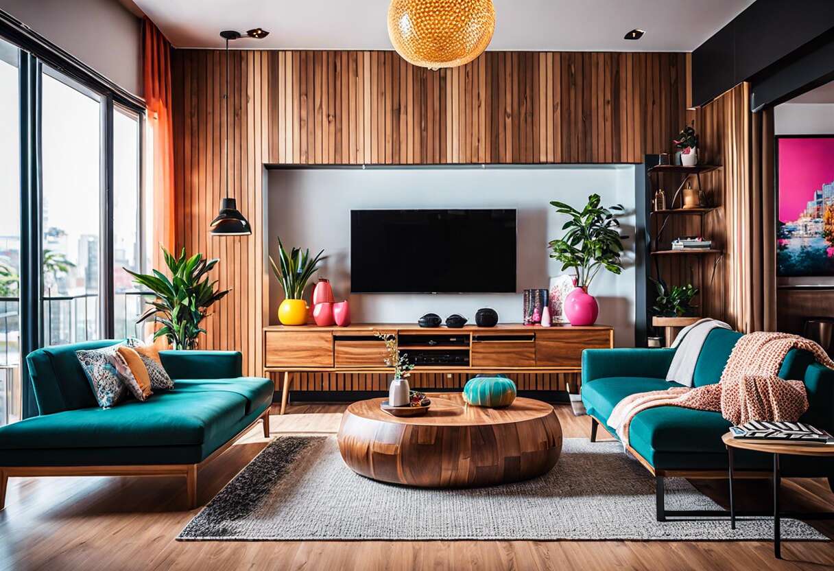 Bois et couleurs : marier tendances contemporaines et touches traditionnelles