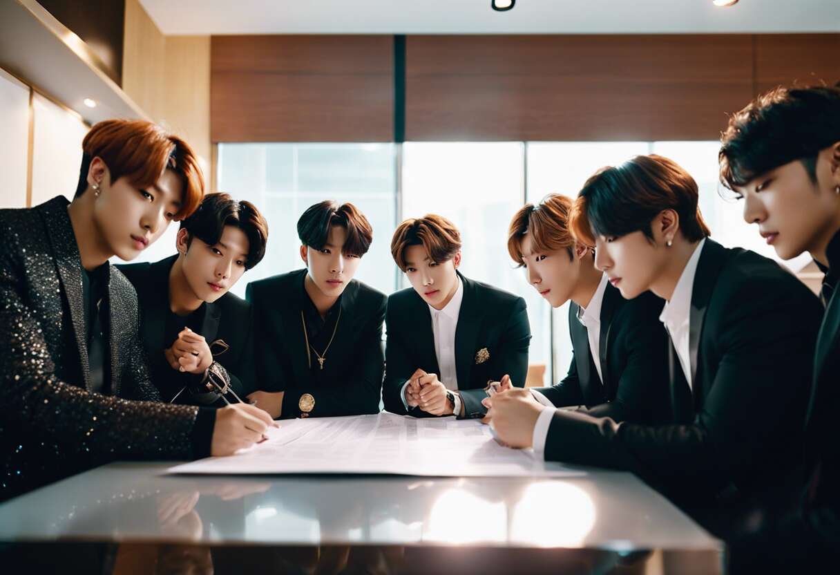 étude de cas : les membres de bts, entre succès collectif et projets personnels