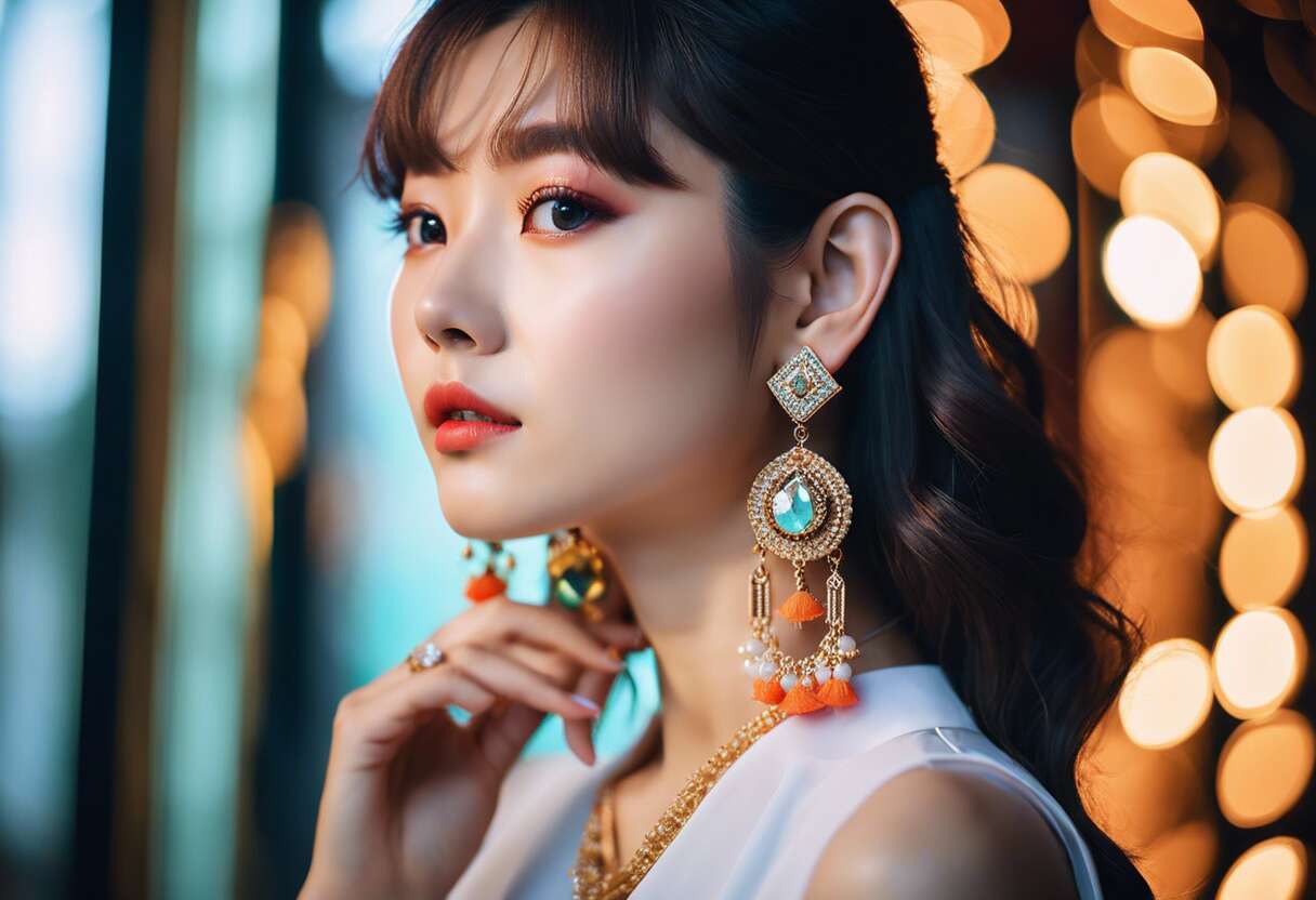 Boucles d'oreilles discrètes ou extravagantes ? Le dilemme de l'esthétique K-pop