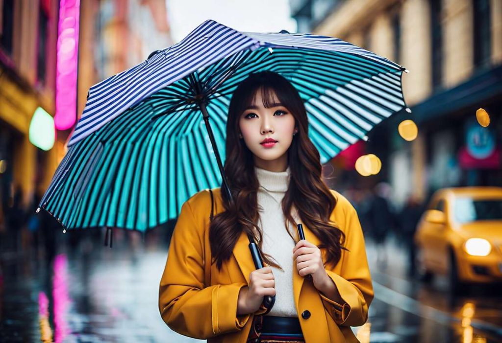 L'influence de la mode K-pop sur les designs de parapluies modernes
