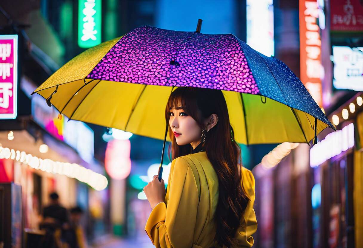 La révolution des accessoires : le parapluie à l'heure de la k-pop