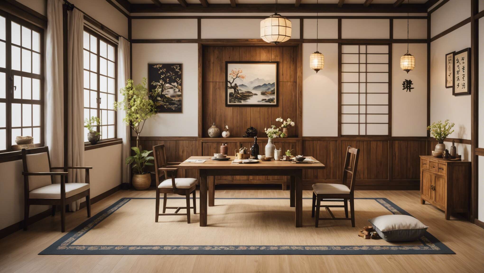 Ambiance Hallyu chez vous : marier mobilier moderne et déco coréenne
