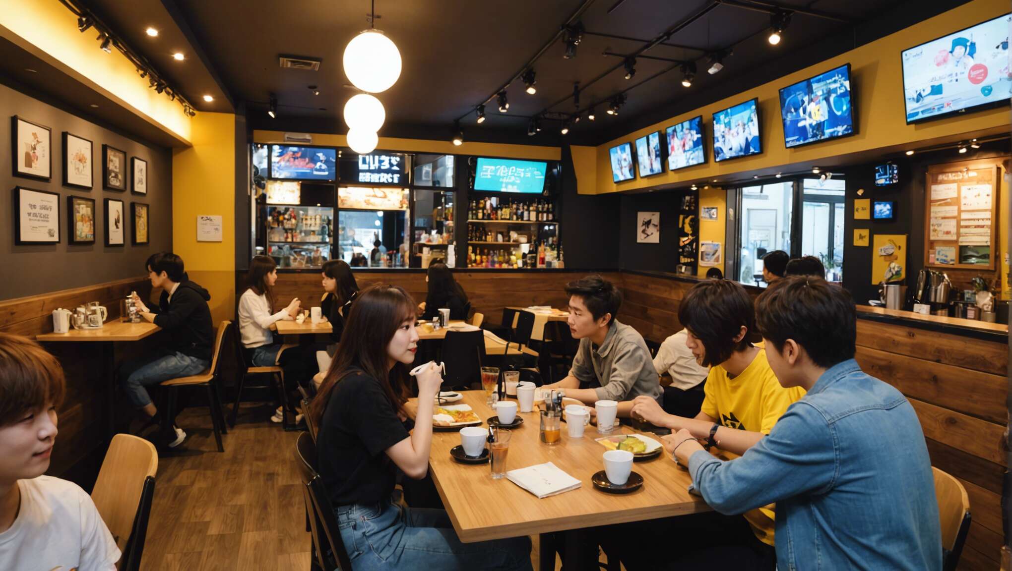 Au cœur de l'expérience : immersion dans un café dédié à la k-pop à daejeon