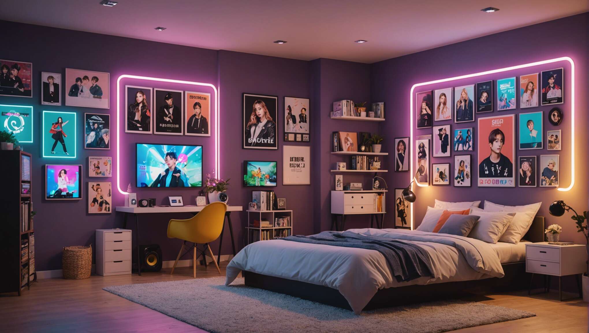 Éclairages connectés pour fan rooms K-pop : quelles options ?