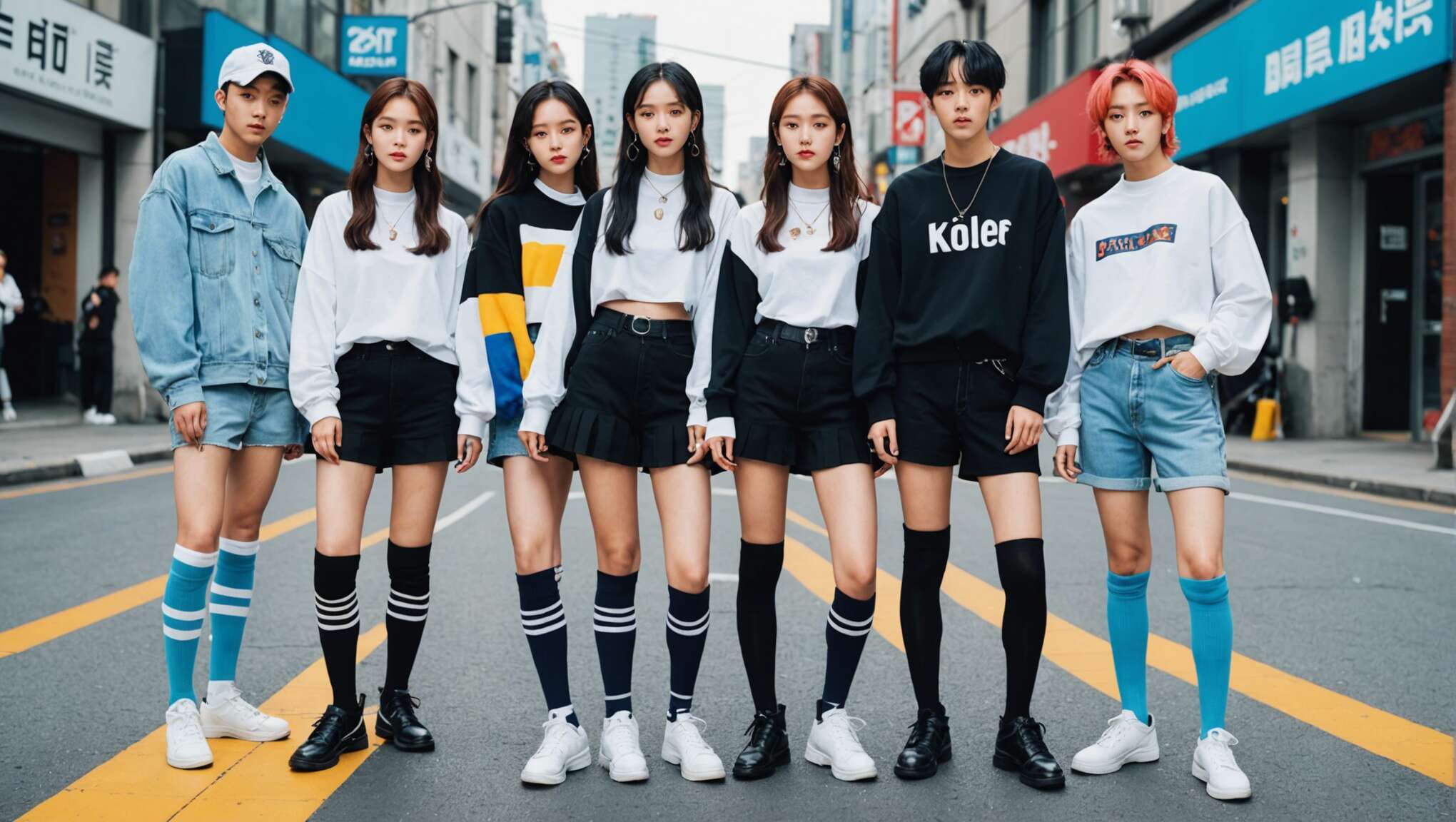 Tendance des chaussettes hautes chez les idoles de la K-pop : comment s'approprier le look ?
