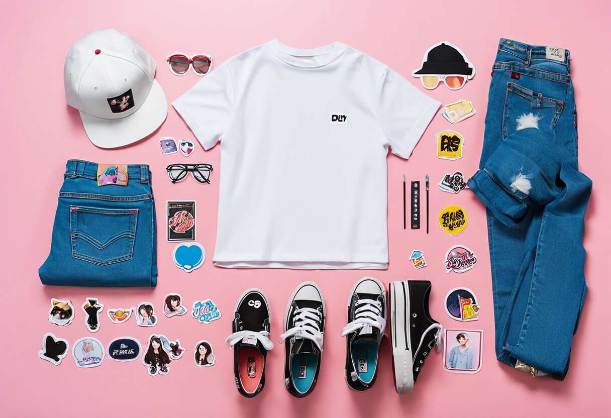 Customisation et K-pop : transformer ses vêtements avec des stickers