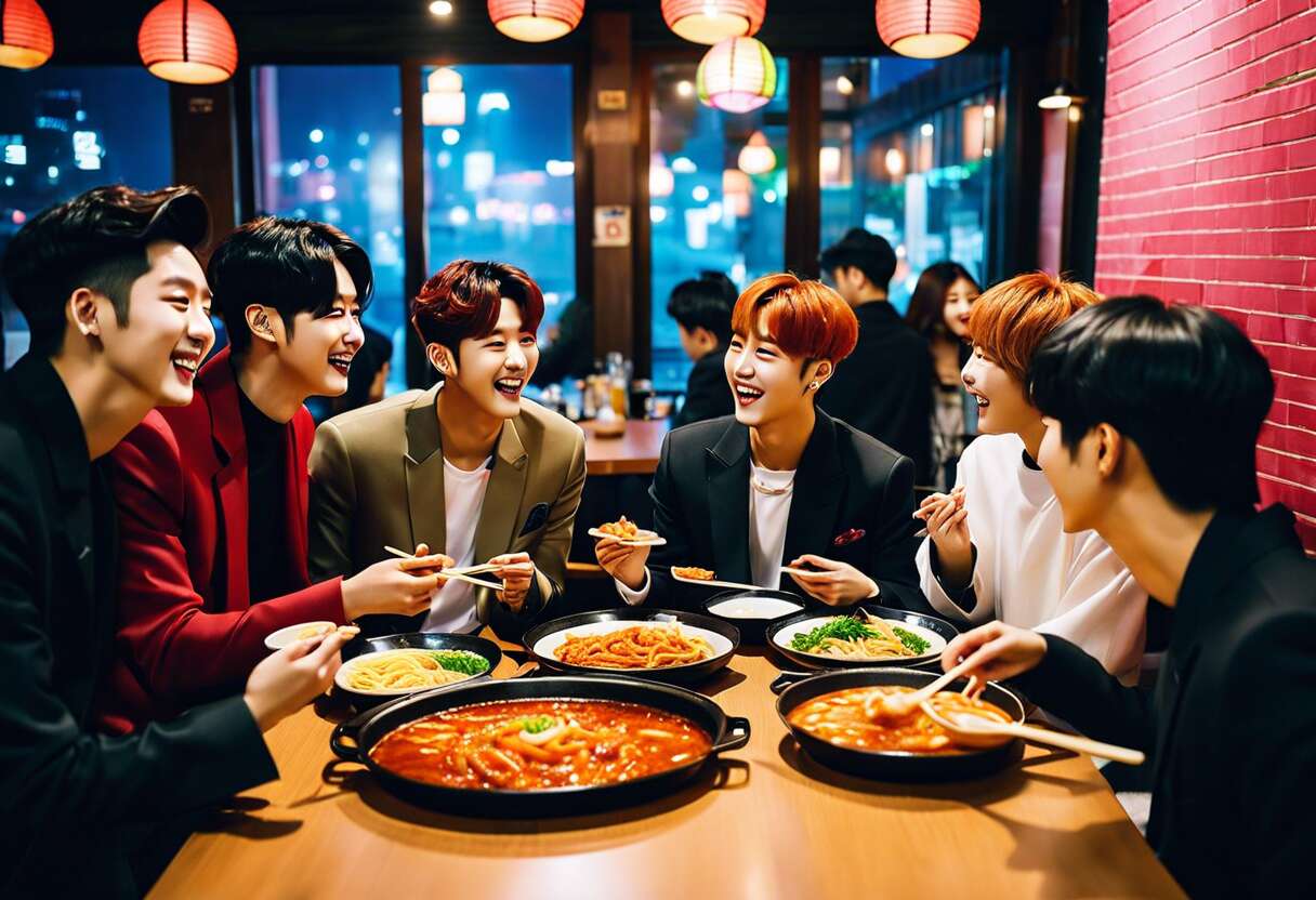 Le tteokbokki dans la culture k-pop