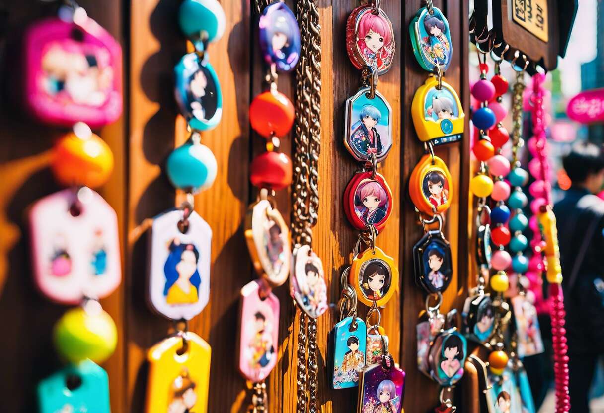 Porte-clés et straps de téléphone, petits accessoires empruntés aux idols coréens