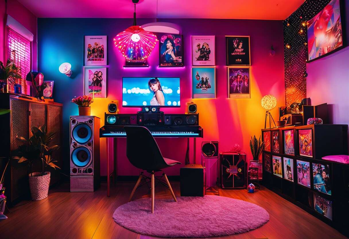 éclairage et ambiance k-pop : le cœur lumineux des fans