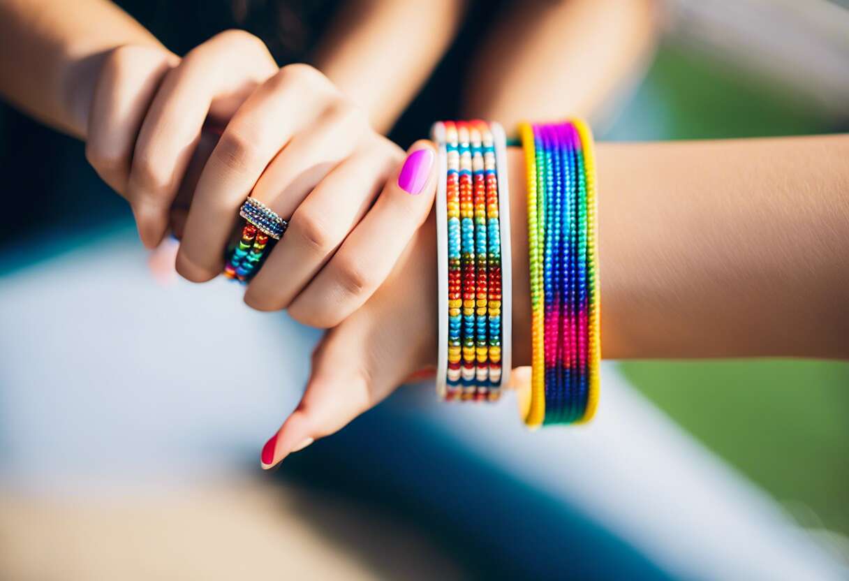 Focus sur les bracelets élastiques colorés portés par les célébrités de la K-pop