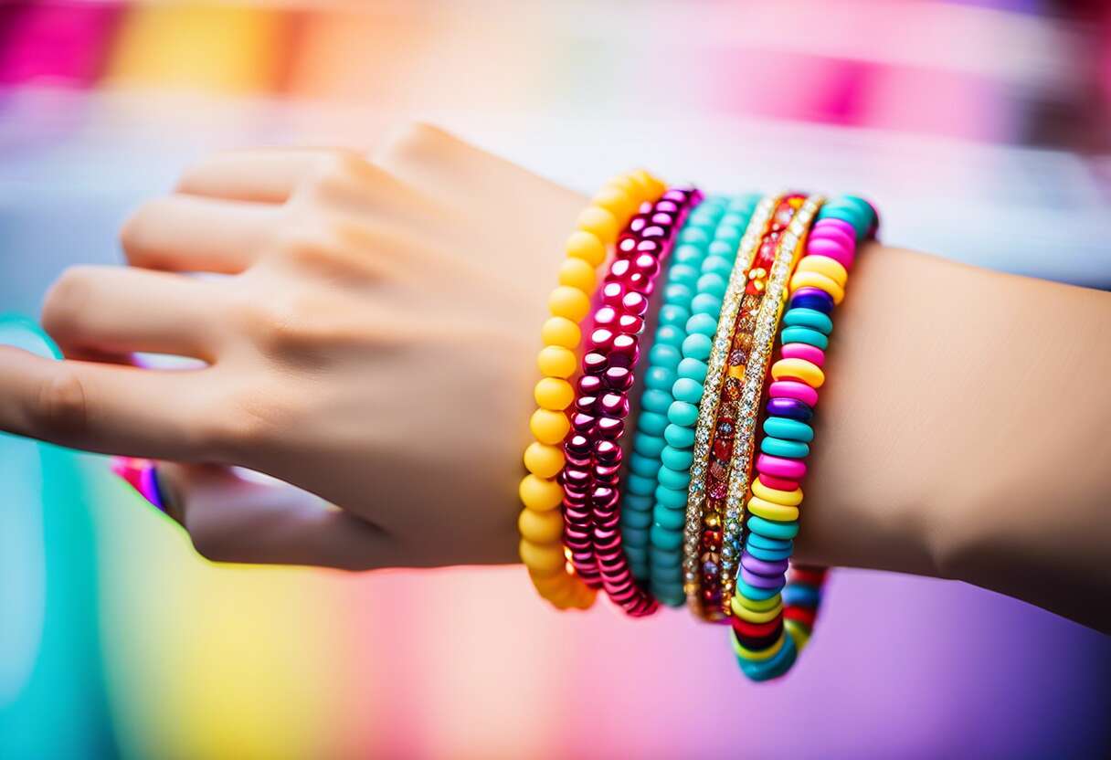 L'art du stacking : superposition de bracelets pour un effet tendance