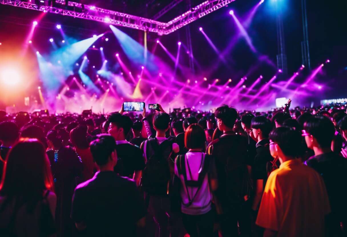 Colliers lumineux et gadgets high-tech pour fans de K-pop endurcis