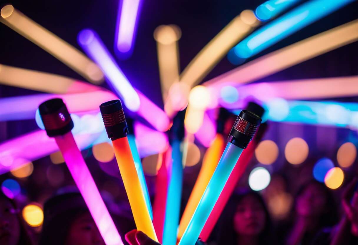 Les lightsticks de k-pop : des accessoires emblématiques