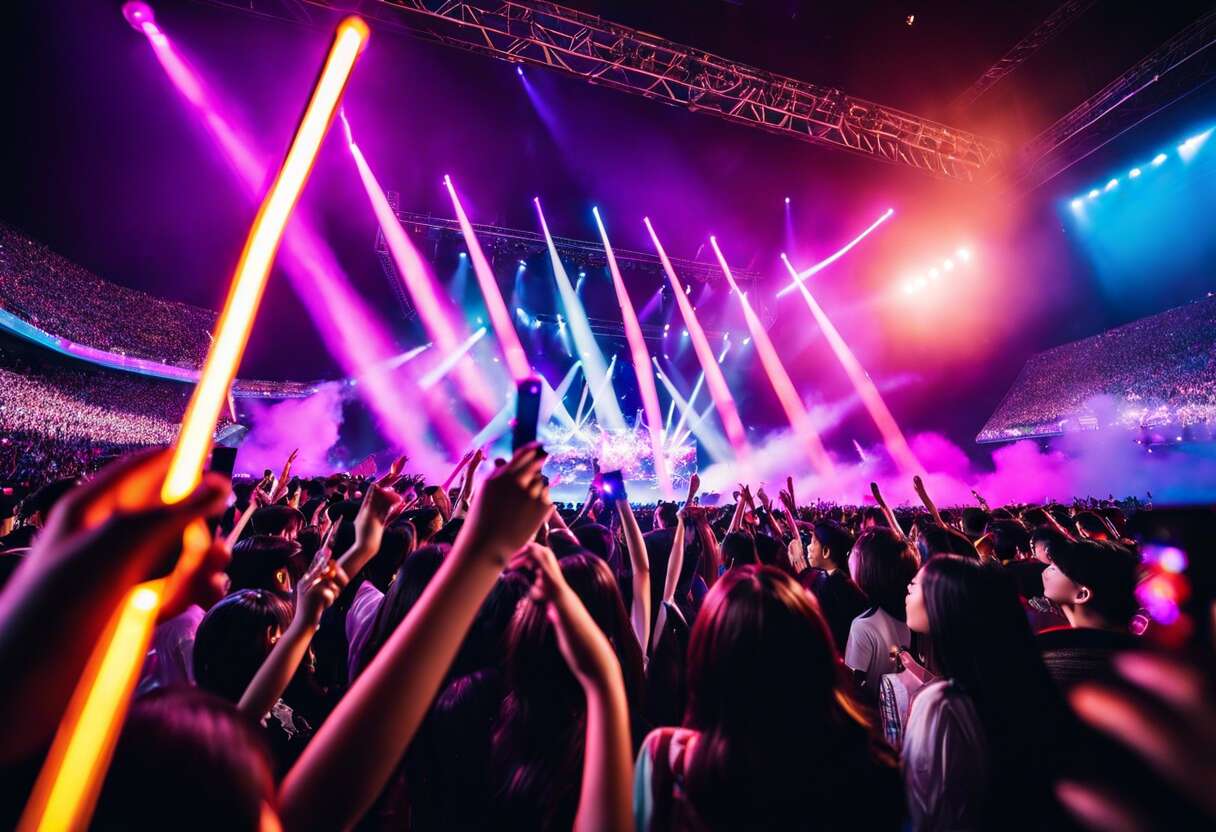 Utiliser son lightstick en concert : guide pratique pour fans