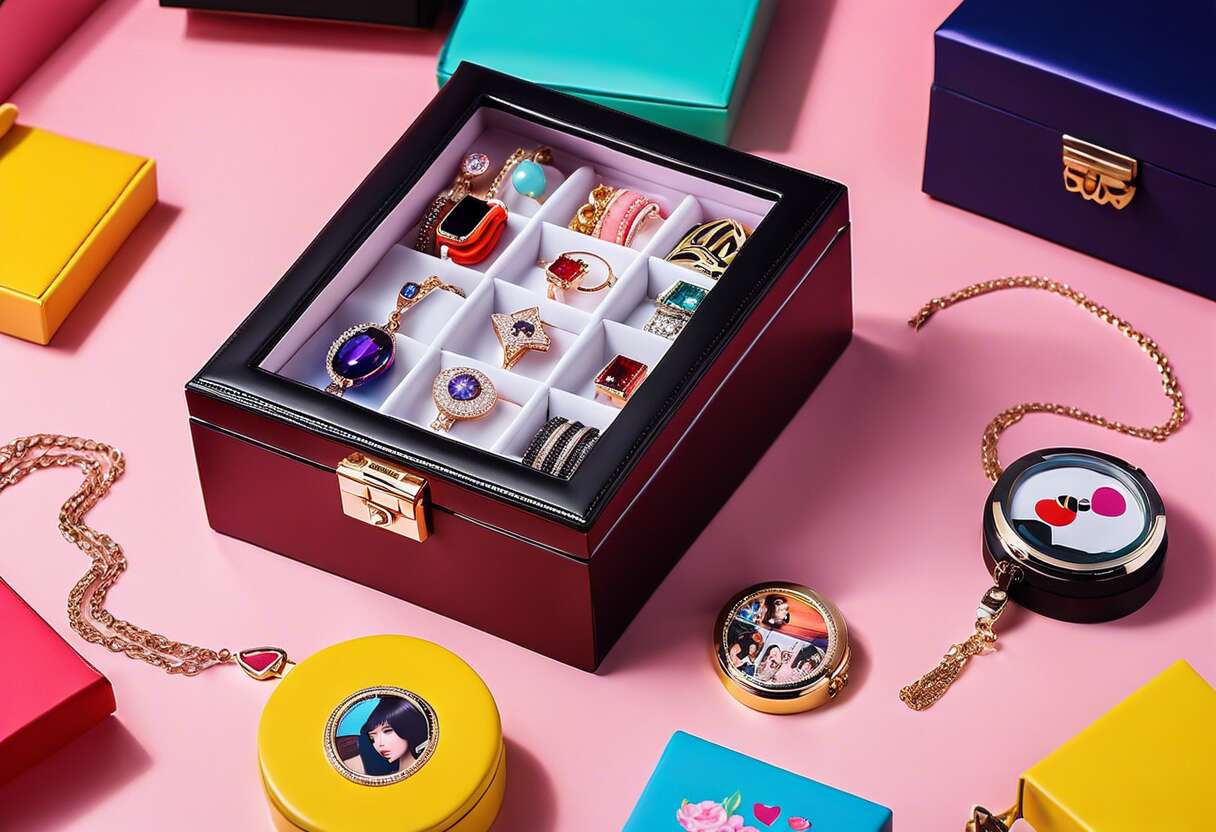 Esthétique et pratique : trouver la boîte à bijoux K-pop parfaite