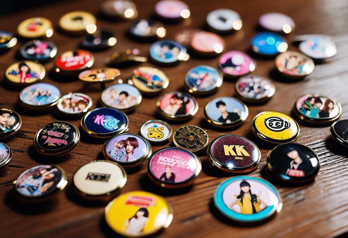 Créer une collection unique de pin's k-pop