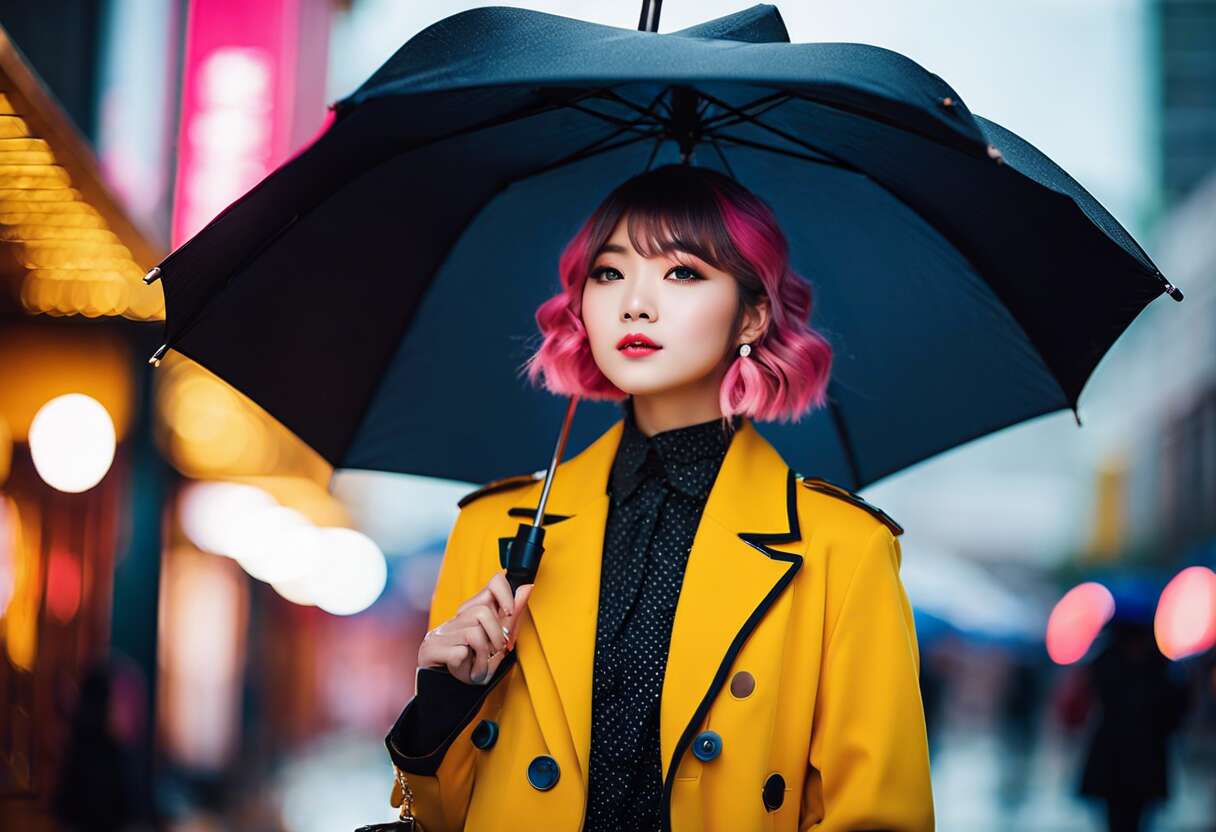 Conseils de style : associer son parapluie à ses outfits K-pop