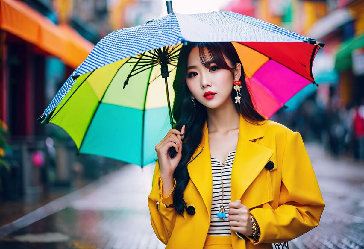 Choisir le bon parapluie pour compléter votre look k-pop