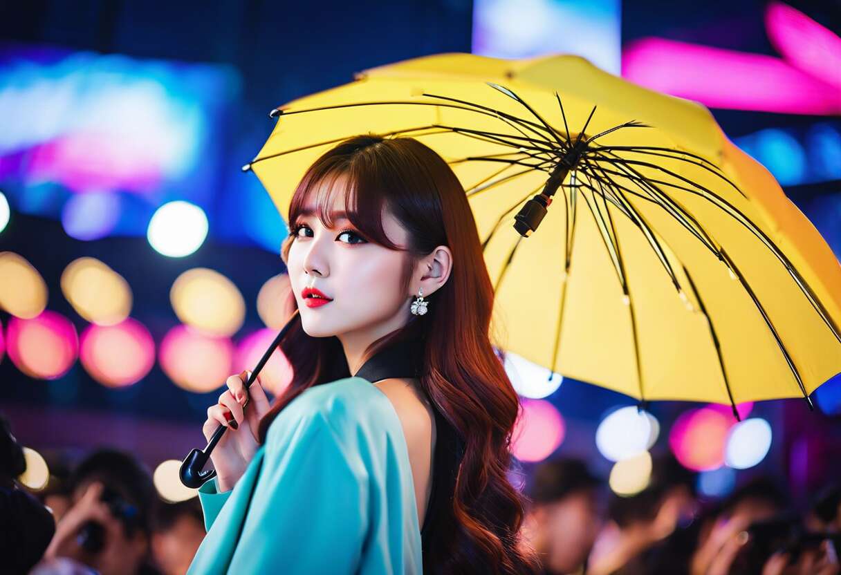 Comment faire sensation avec un parapluie lors d'événements k-pop