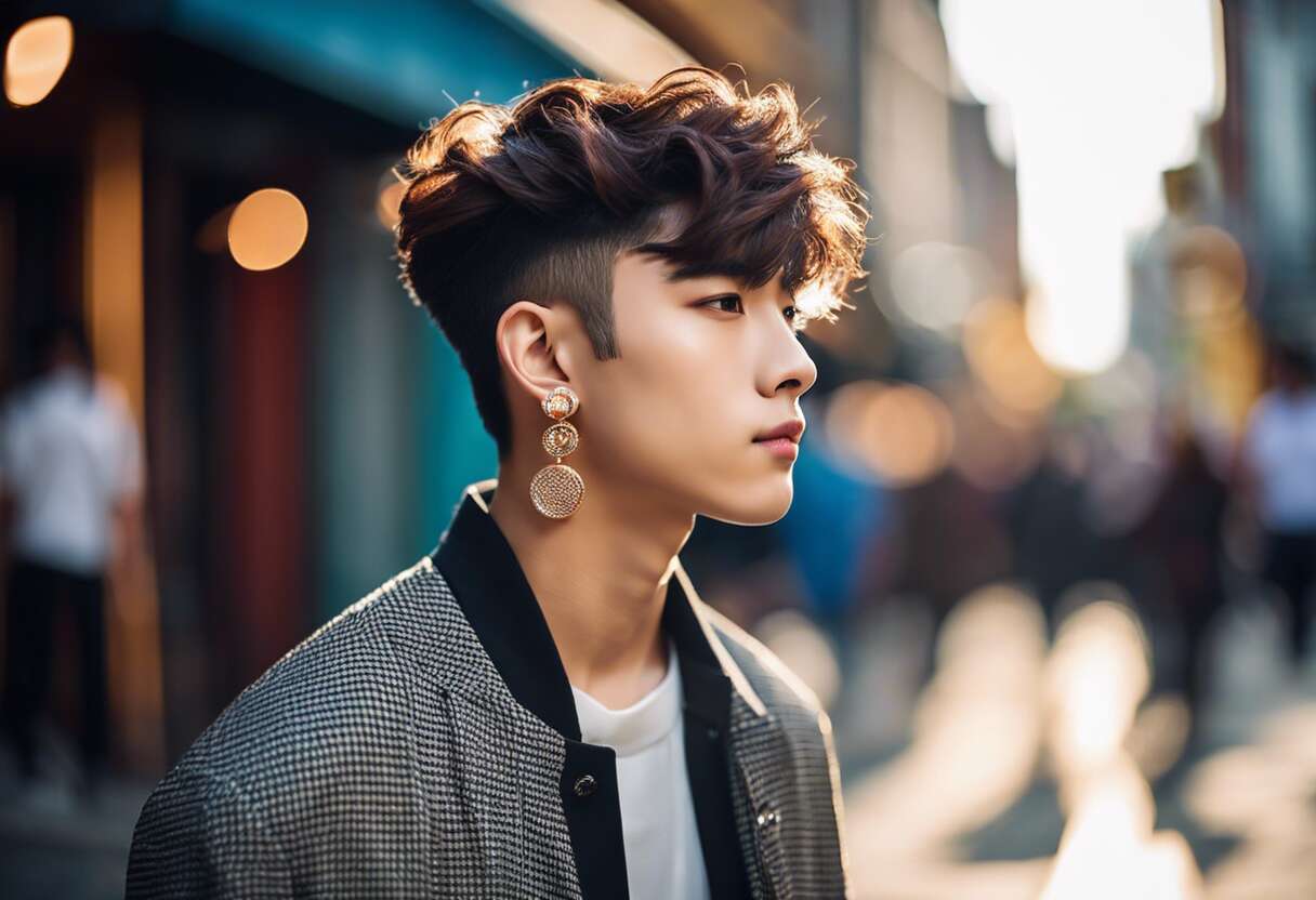 Les dernières tendances en matière de boucles d'oreilles k-pop pour hommes