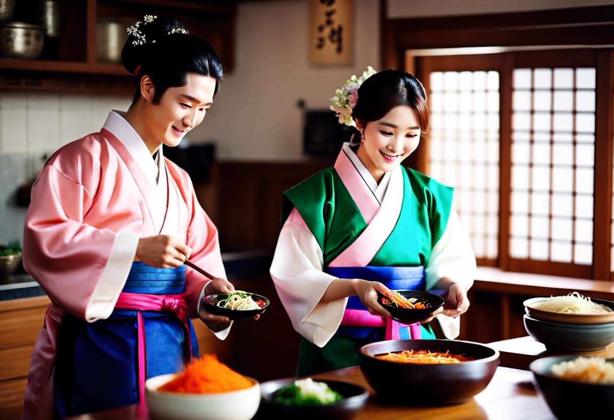 Les plats stars des dramas coréens : recettes et anecdotes