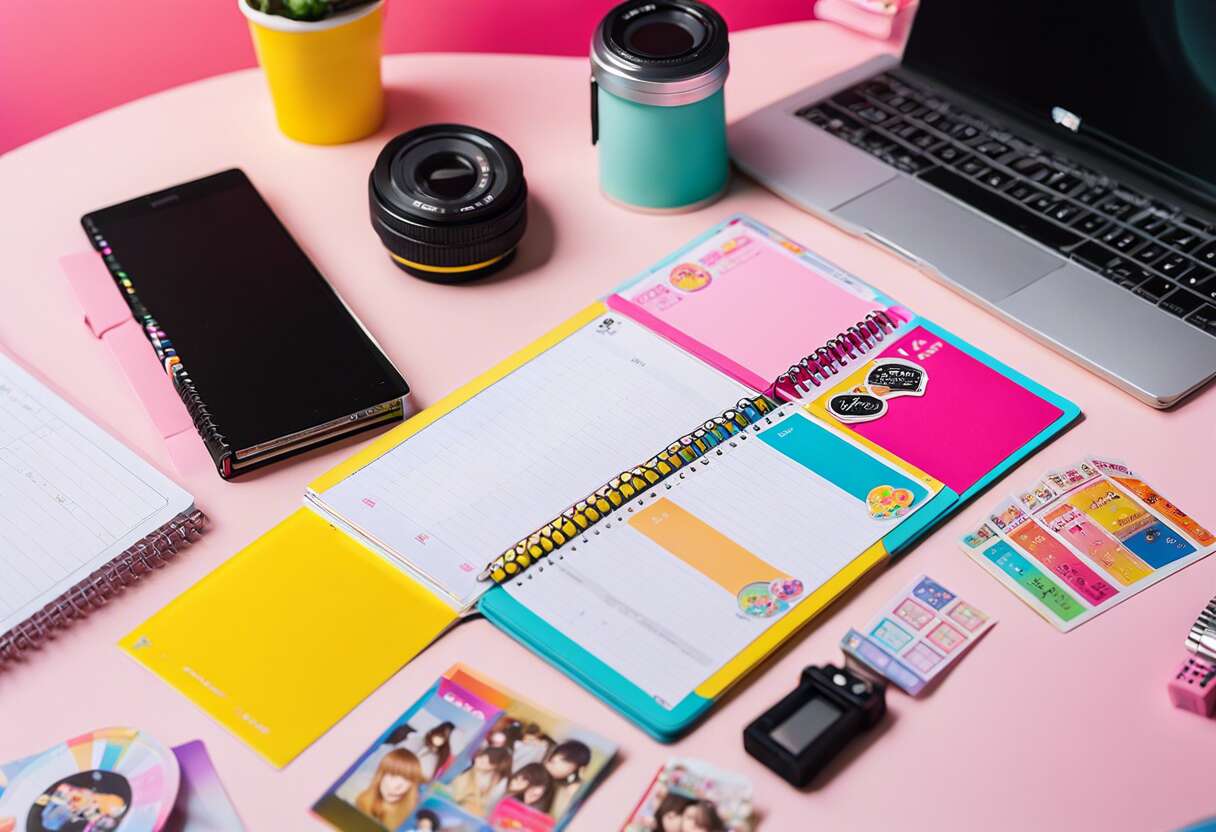 Personnalisez votre planning avec un agenda k-pop