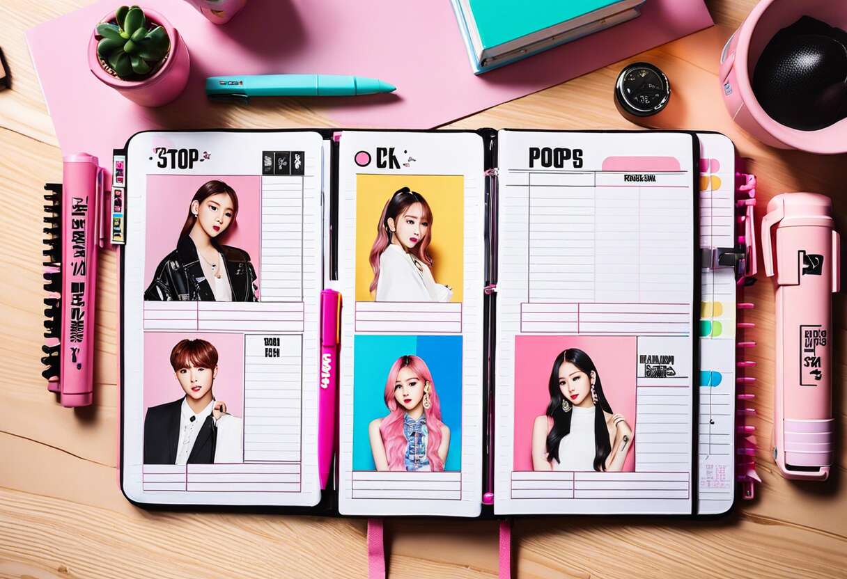 Les meilleurs agendas et planners k-pop pour les fans