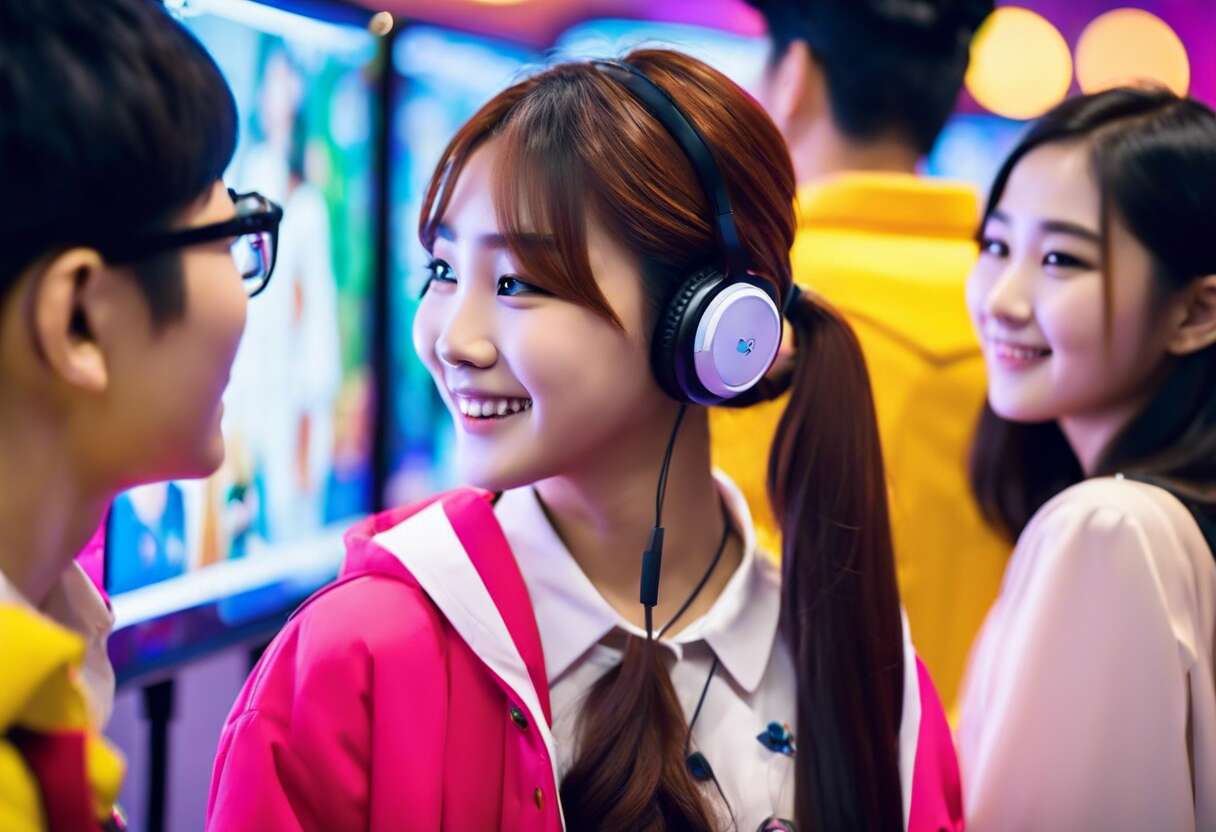 Apprentissage interactif du coréen : jeux et applications sur le thème de la K-pop