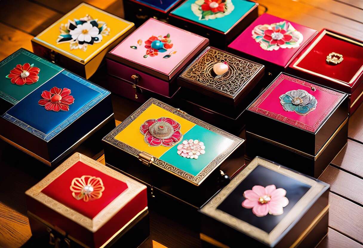 Sélection de boîtes à bijoux : quand l'artisanat coréen rencontre la k-pop