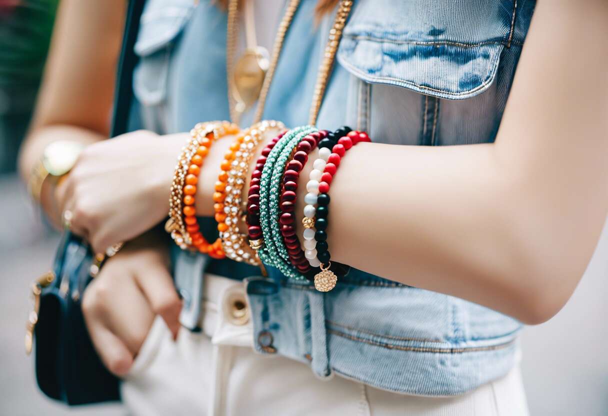 Les clés pour accorder bracelets et vêtements dans un style inspiré des idols