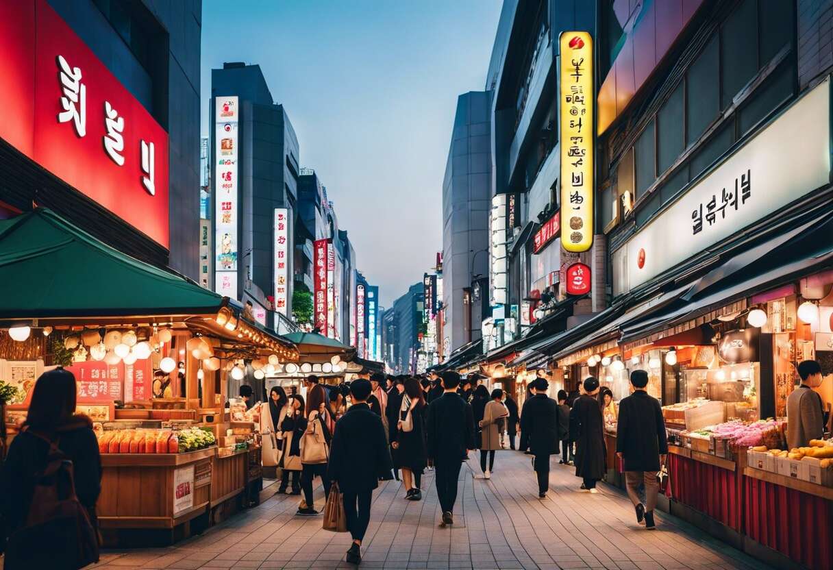 Saveurs et street food : une pause gourmande à myeongdong
