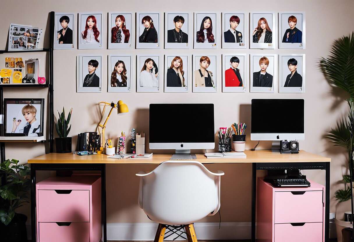 Comment intégrer des idols de la K-pop dans votre déco de bureau ?