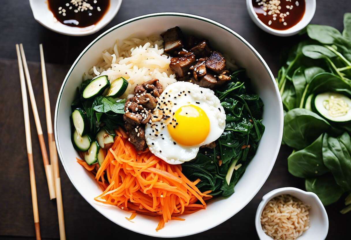 Recette de Bibimbap coréen : saveurs authentiques à la maison