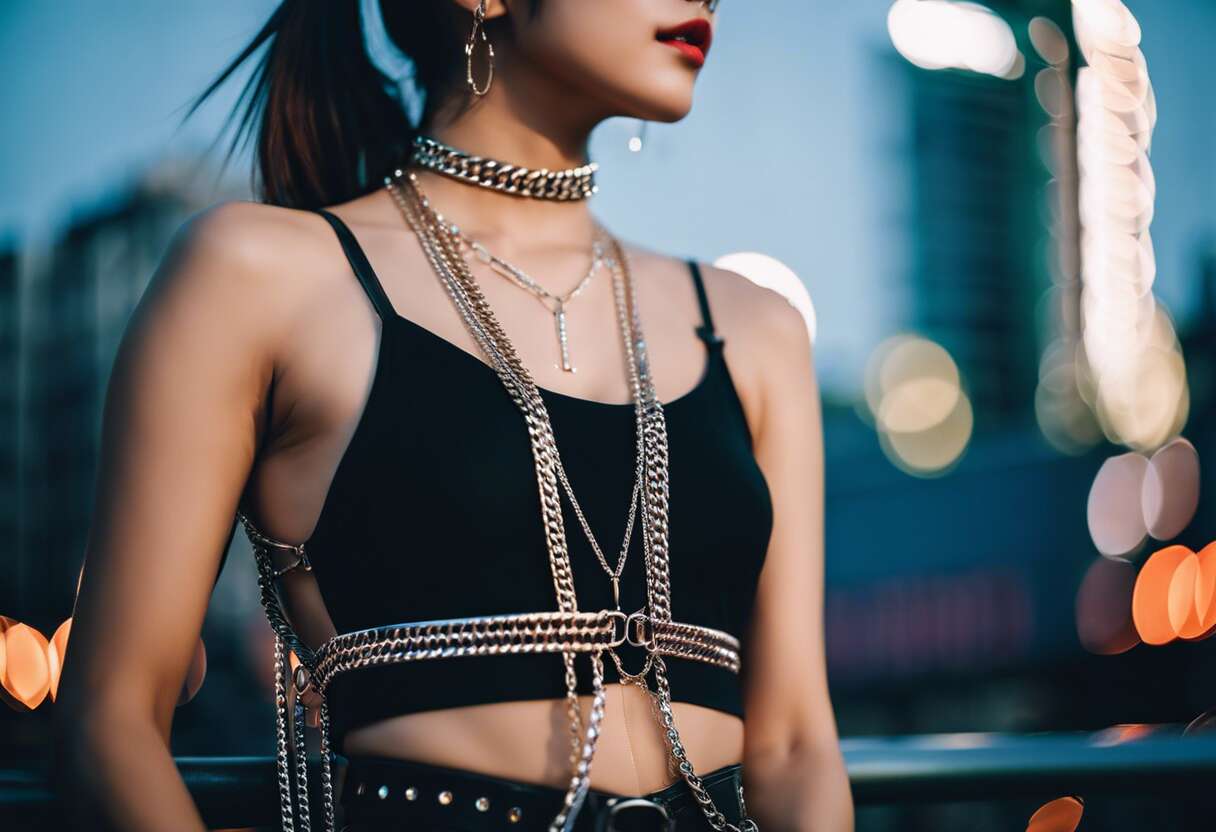 Chaînes de corps et harnais : décryptage des tendances grâce aux vidéos K-pop