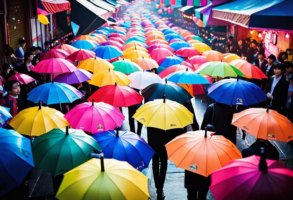 Choisir un parapluie à l'effigie de bts