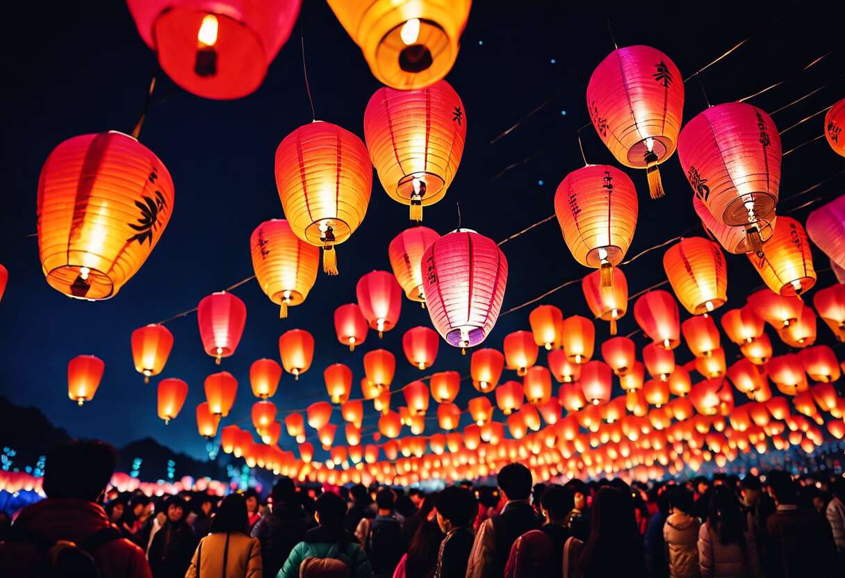 Festival des Lanternes en Corée du Sud : guide Complet pour un Voyage Lumineux
