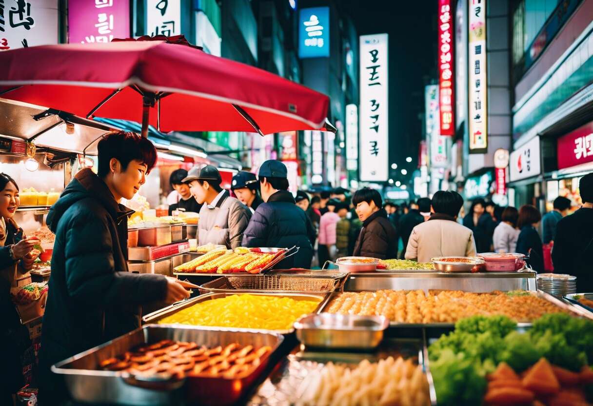 Une journée à Séoul pour 30 000 wons : savourez la street food à Myeongdong