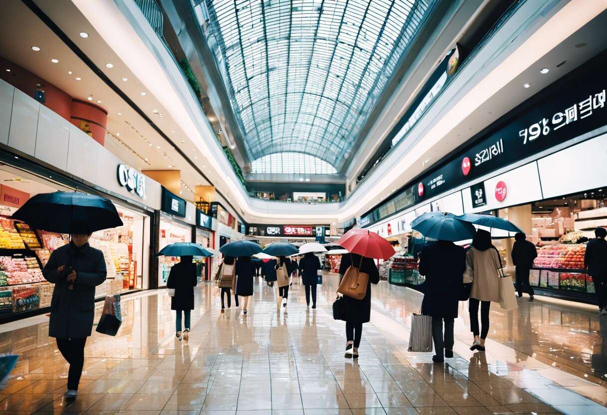 Shopping et divertissement : centres commerciaux et salles de jeux en intérieur Shopping et divertissement : centres commerciaux et salles de jeux en intérieur