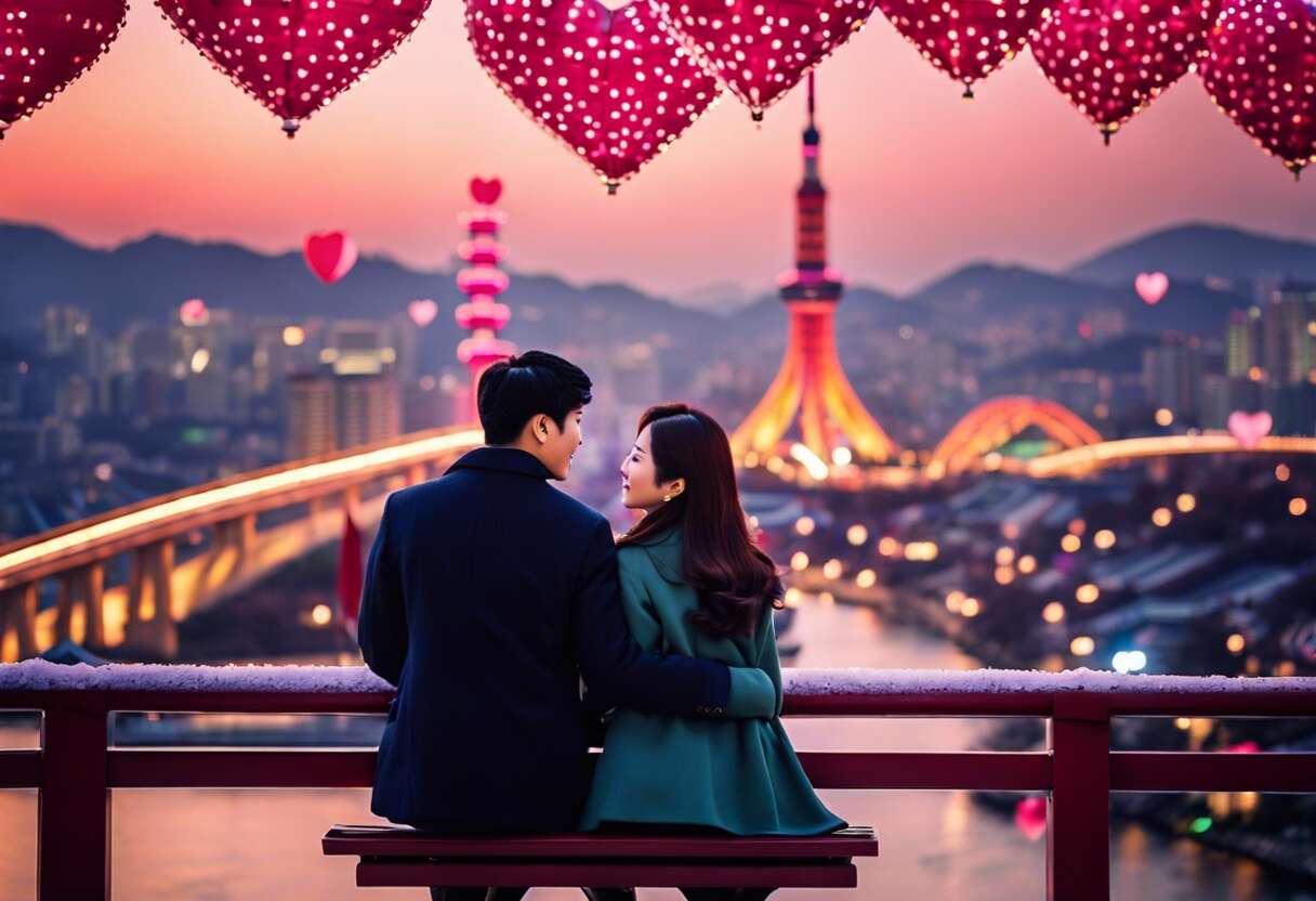Saint-Valentin à Séoul : activités romantiques et lieux incontournables