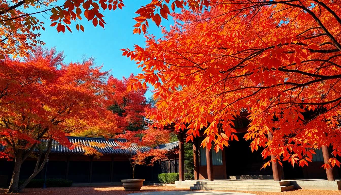 Couleurs d'automne en Corée : découvrez le Danpung