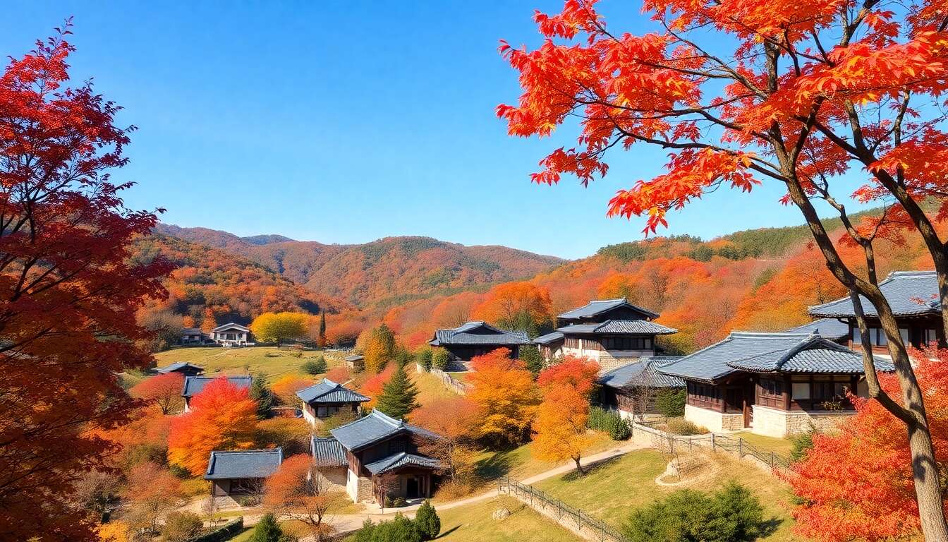Voyage d'automne en Corée du Sud : découvrez la beauté des paysages