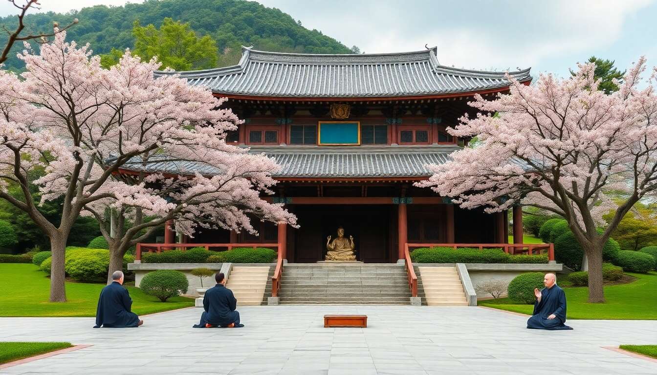 Bouddhisme en Corée du Sud : histoire et influence