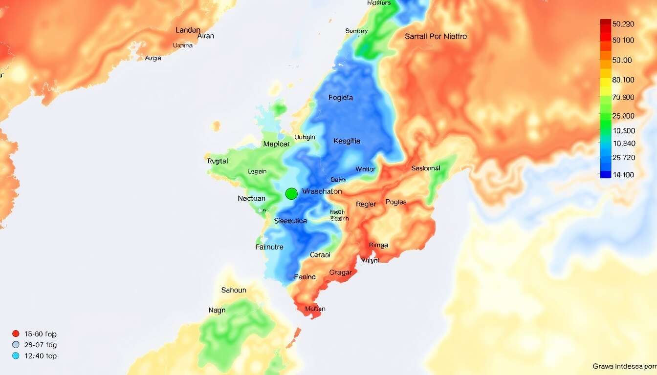 Carte climatique de Séoul : tout savoir