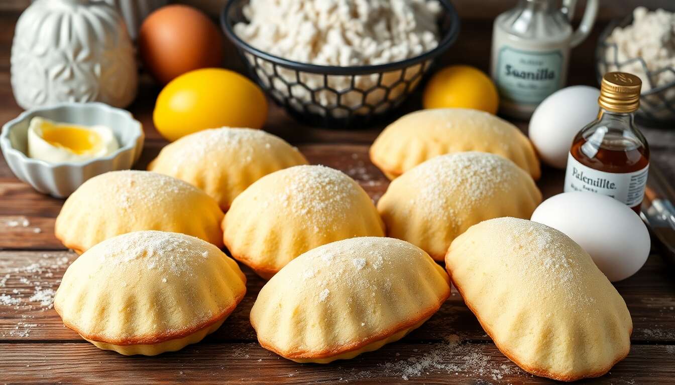Recette délicieuse de madeleines moelleuses